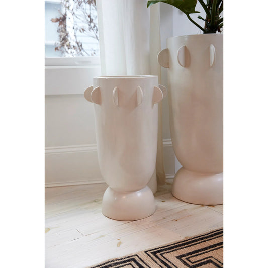 Reverie Vase by Accent Decor in off-white. Made from ceramic in a transitional style.