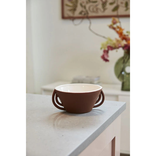 Seneca Pot by Accent Decor in terracotta. Made from ceramic in a modern style.