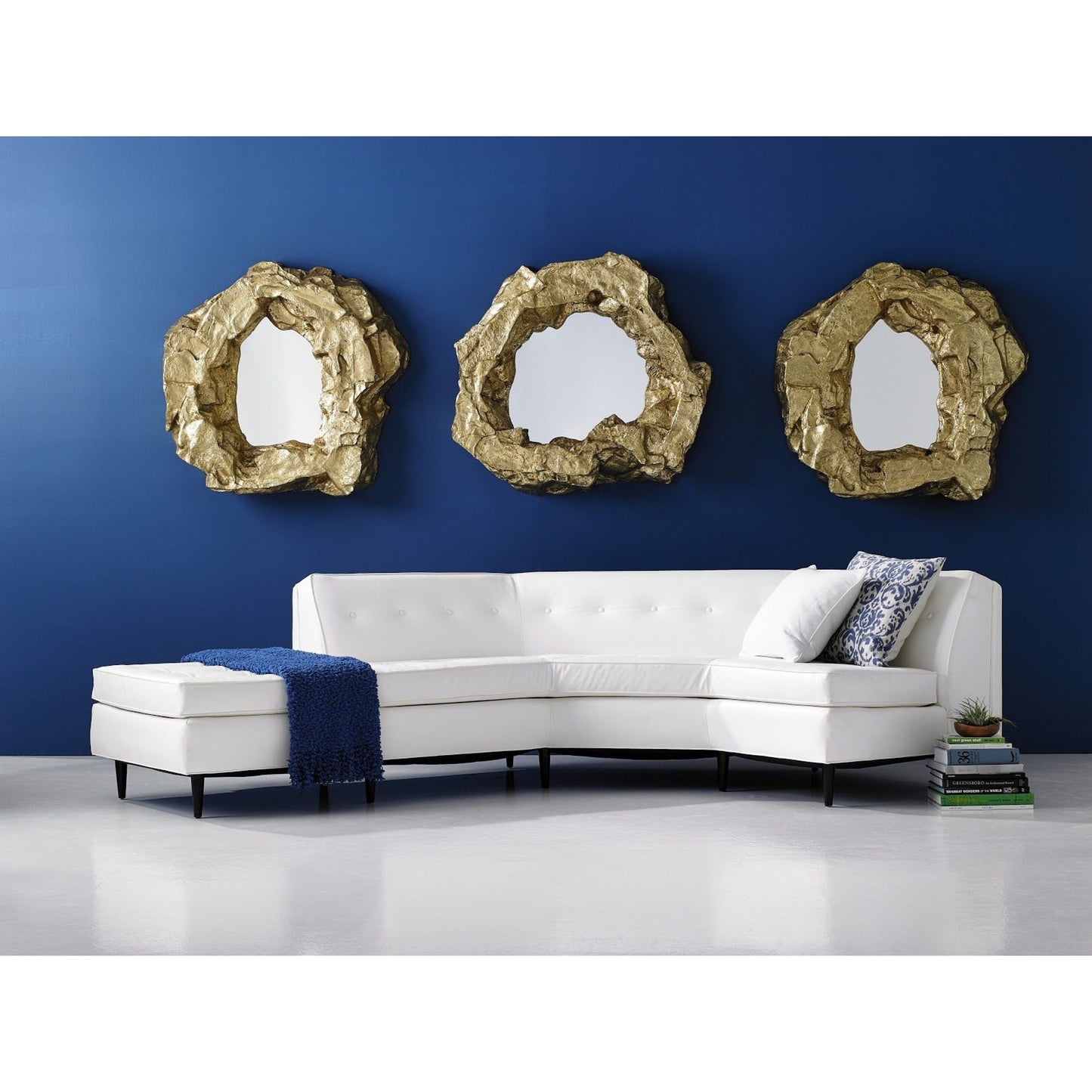 009 SR-820815,SR-820816 | Lifestyle | Rock Pond Mirror by Phillips Collection. Made from resin in a eclectic & global style.