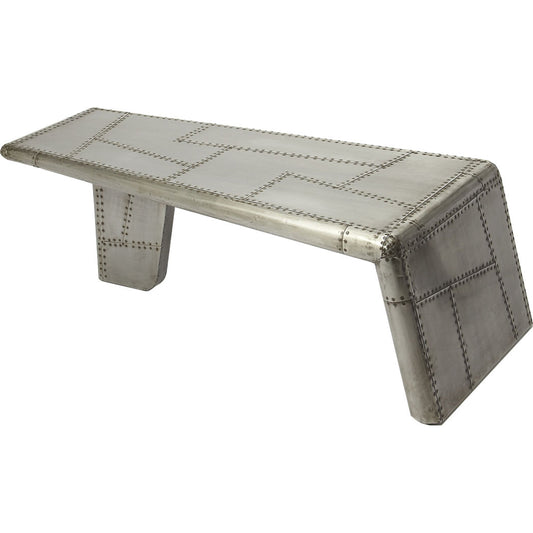 001 O-BUTLER-5153330 | Primary Silo | Yeager Aviator Cocktail Table by Butler Specialty Company in gray and industrial chic. Made from mango wood solids, mdf, aluminum in a modern style.