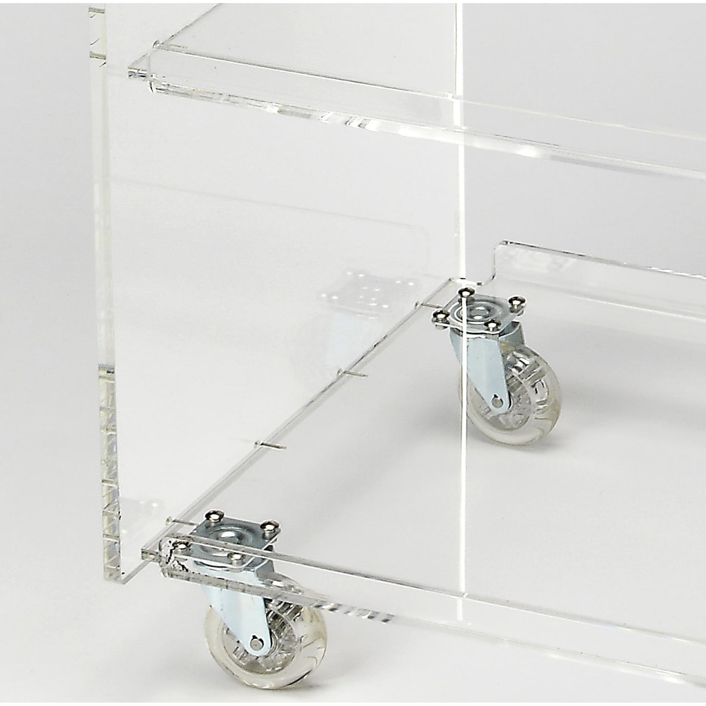 003 O-BUTLER-5169335 | Additional Silo | Crystal Clear Acrylic Trolley Server by Butler Specialty Company in clear and clear acrylic. Made from clear acrylic in a modern style.