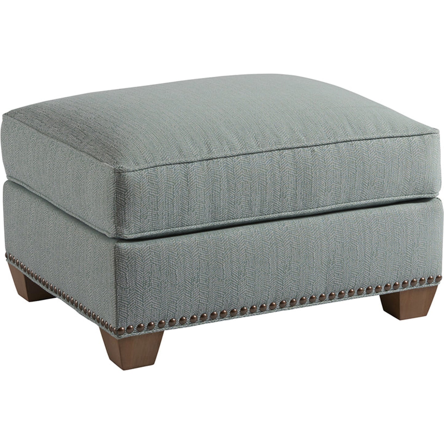 001 SR-834964 | Additional Silo | Morgan Ottoman by Lexington in slate. Made from unique in a transitional style.