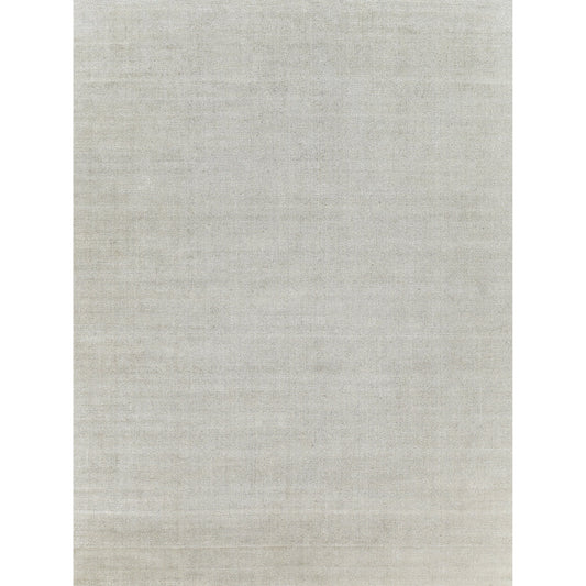 Duo Rug - White, Gray by Exquisite Rugs in white, gray. Made from wool, bamboo silk in a unique style.