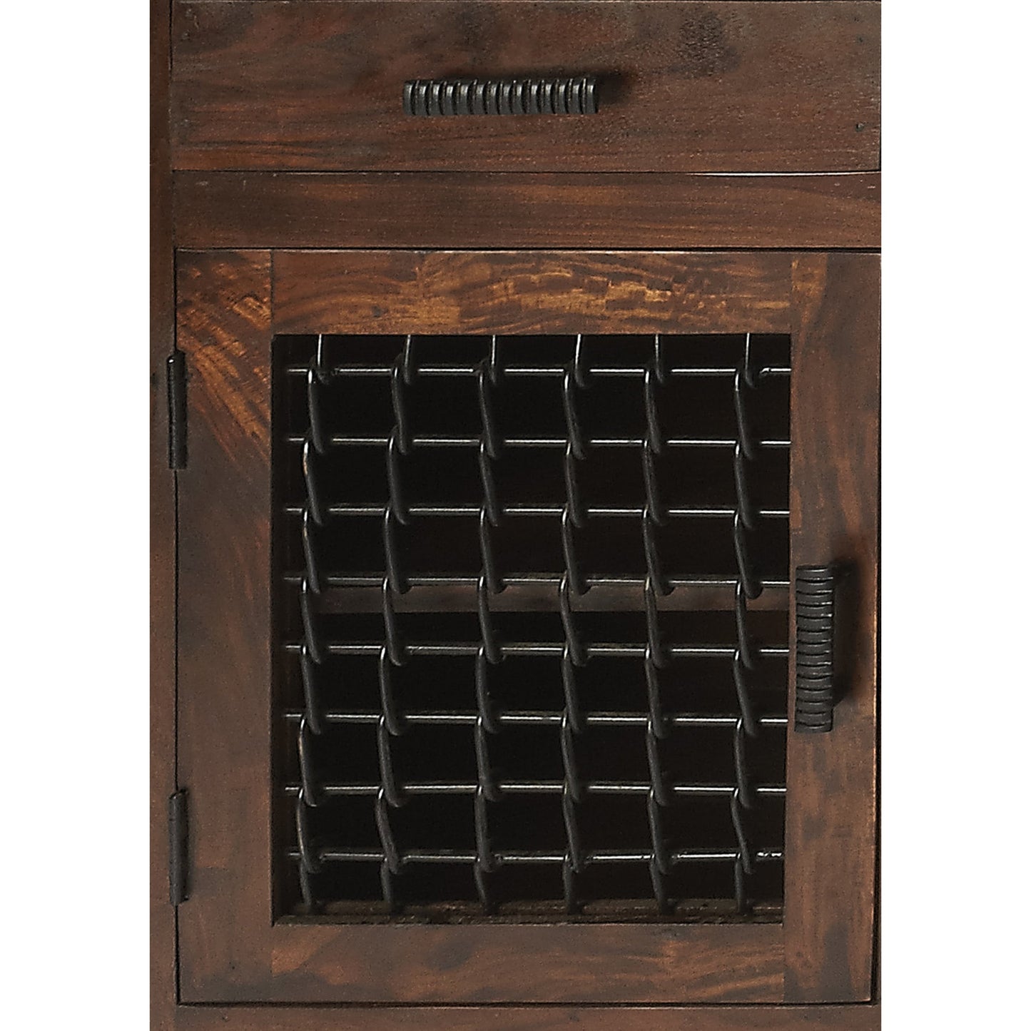 003 O-BUTLER-5180260 | Additional Silo | Ako Modern Console Chest by Butler Specialty Company in dark brown and modern expressions. Made from mango wood solids in a modern style.