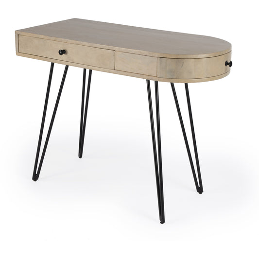001 SI-1822356 | Primary Silo | Sebastopol Loft Writing Desk by Butler Specialty Company in natural and butler loft. Made from mango wood, mdf, iron in a modern style.