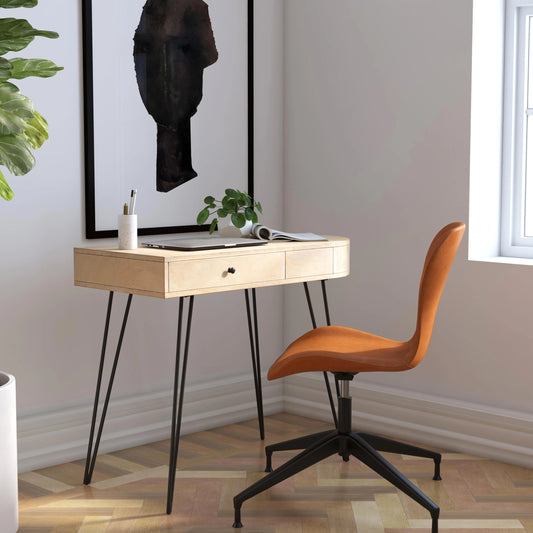 Sebastopol Loft Writing Desk by Butler Specialty Company in natural and butler loft. Made from mango wood, mdf, iron in a modern style.