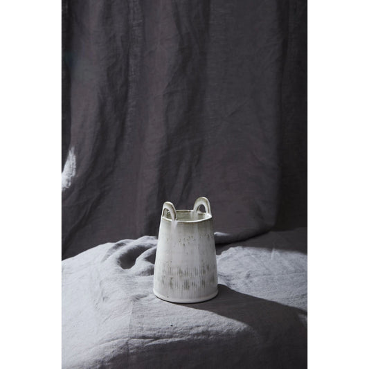 Lera Vase by Accent Decor in off-white. Made from ceramic in a modern style.