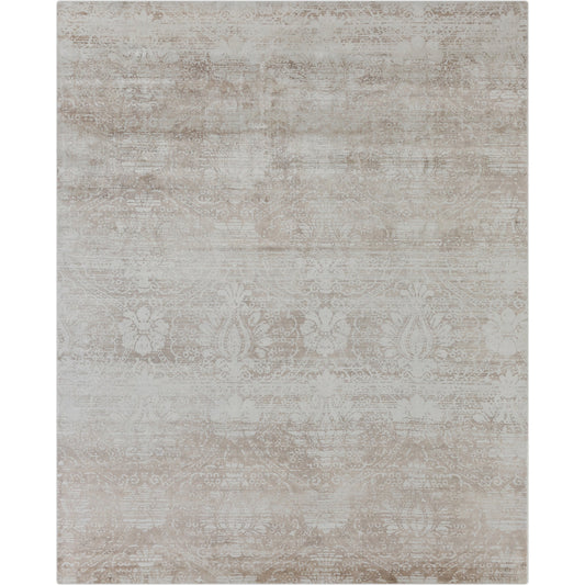 Koda 5184 Rug by Exquisite Rugs in beige. Made from bamboo silk in a unique style.