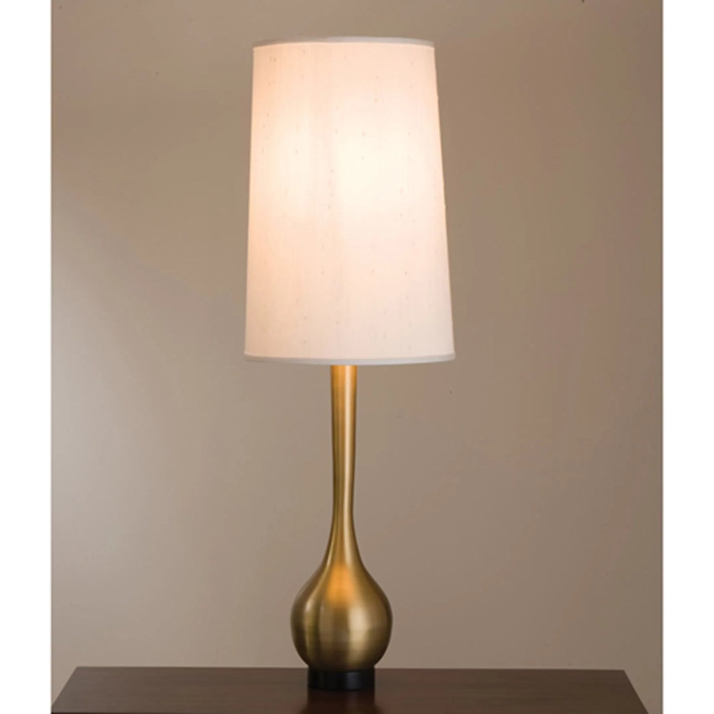 004 SR-700885 | Additional Silo | Bulb Vase Table Lamp by Global Views. Made from brass, black lime stone in a transitional style.