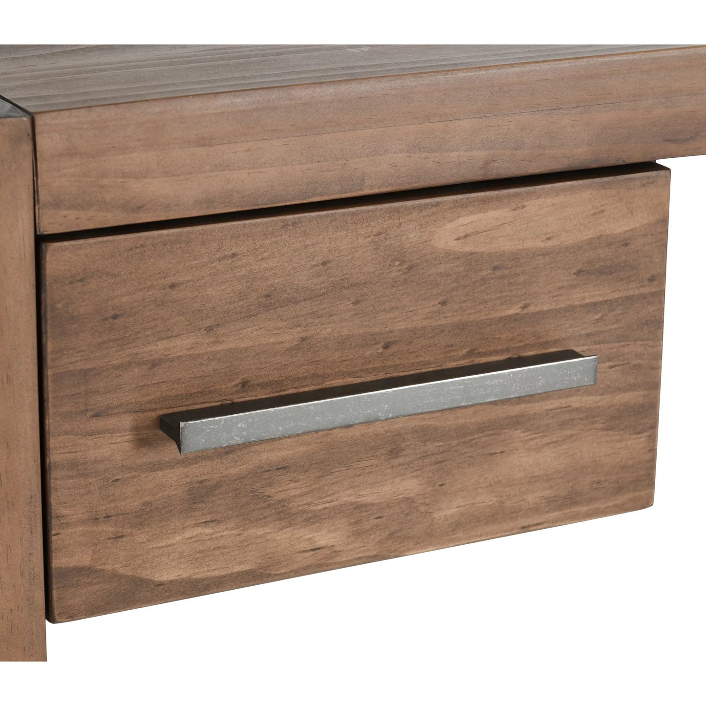 014 SI-2388550 | Closeup | Fenmore Desk by Kosas Home. Made from pine wood in a unique style.
