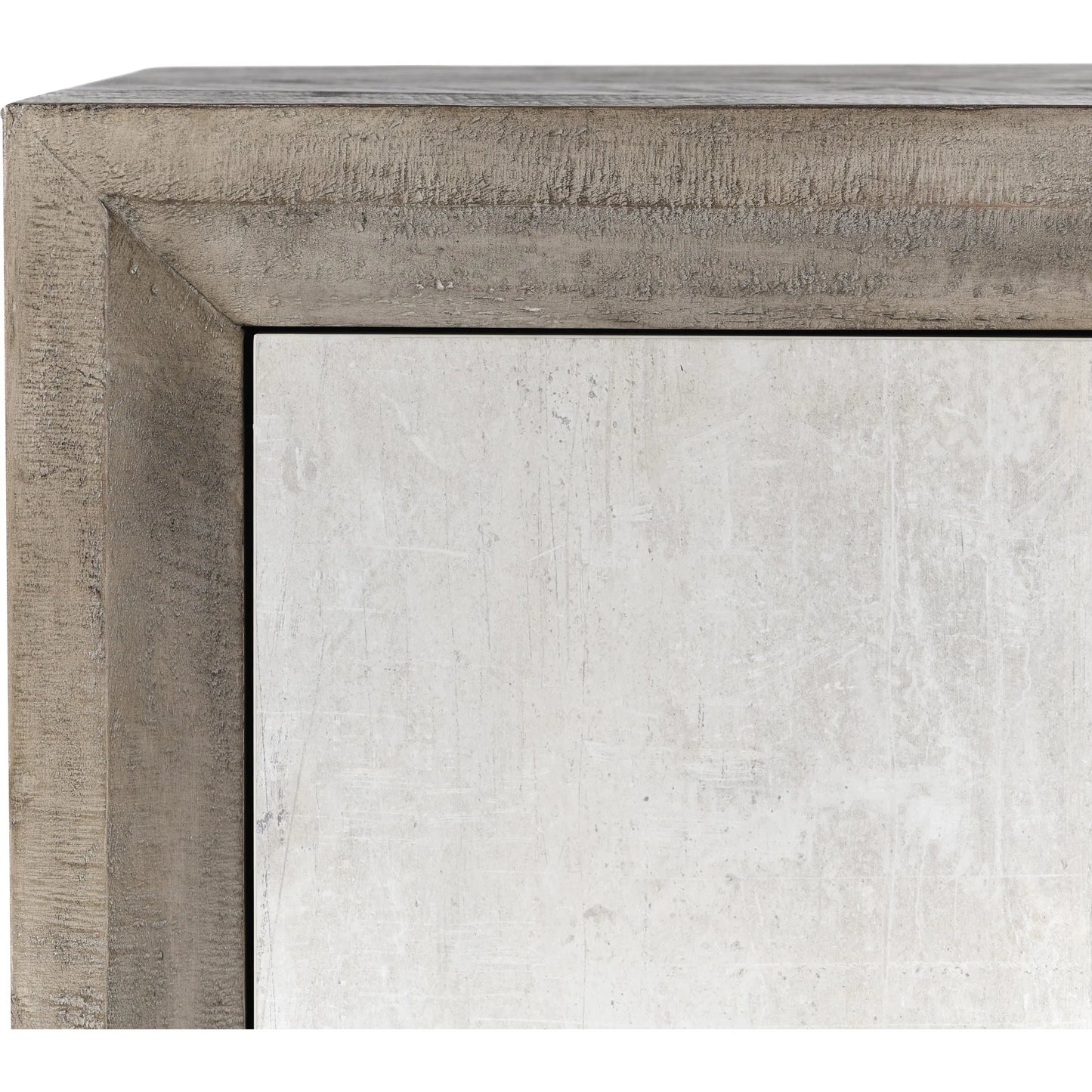 008 SI-2237272 | Closeup | Denver 80" Sideboard Buffet by Classic Home in distressed gray, antique white. Made from unique in a transitional style.