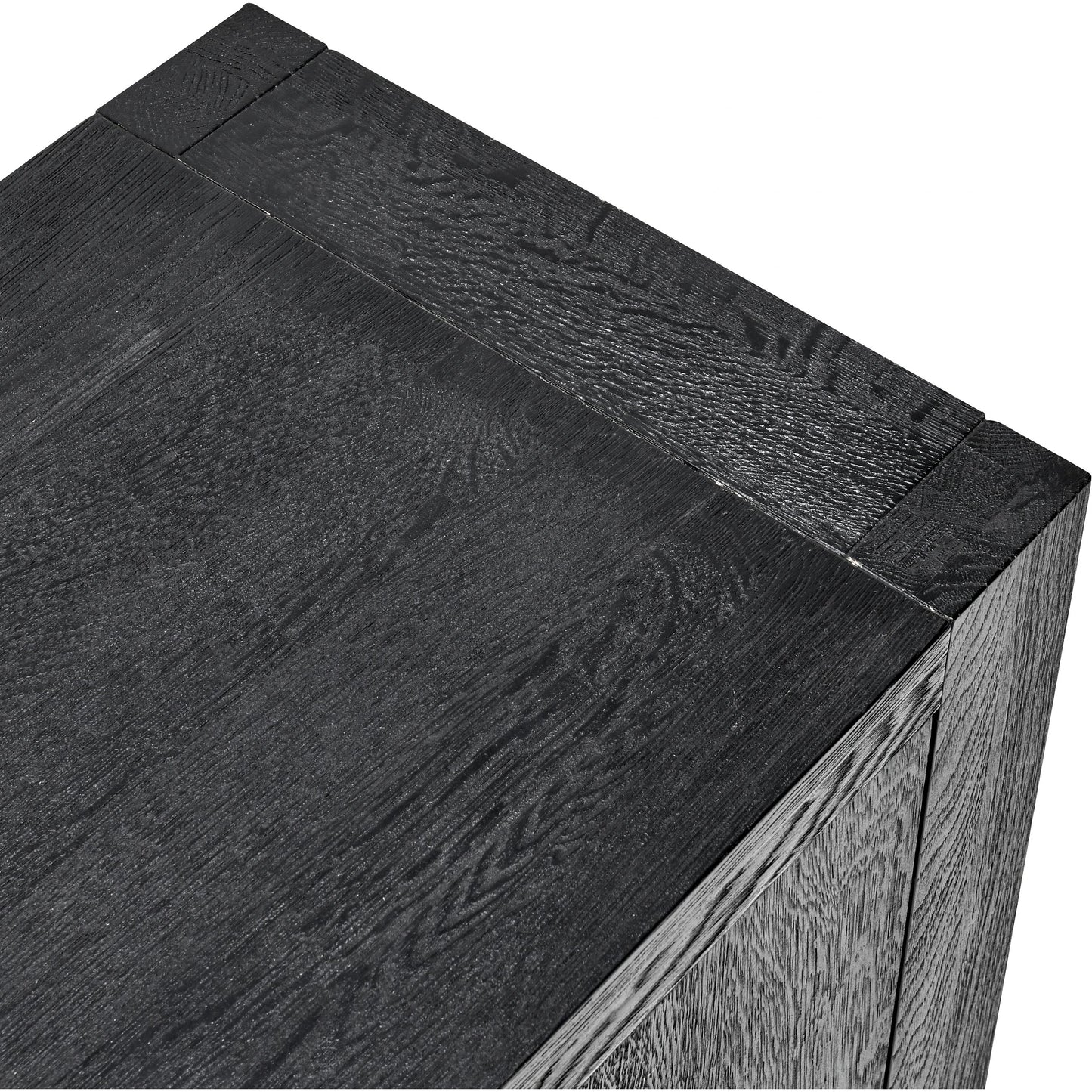 017 SI-2160299 | Closeup | Parsons Four Door Sideboard by Kosas Home. Made from oak wood in a modern style.