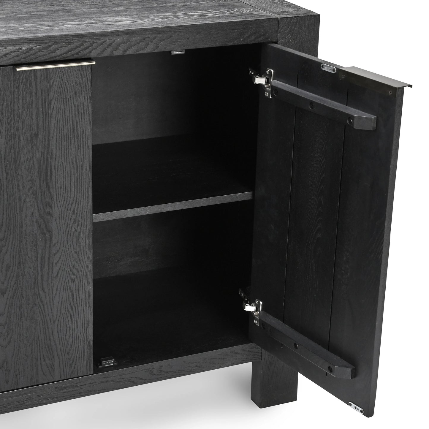019 SI-2160299 | Closeup | Parsons Four Door Sideboard by Kosas Home. Made from oak wood in a modern style.