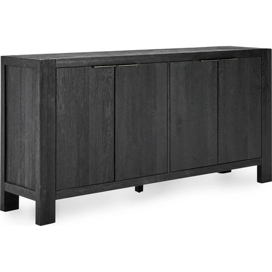 Parsons Four Door Sideboard by Kosas Home. Made from oak wood in a modern style.
