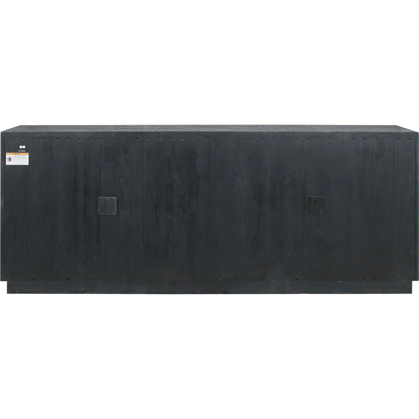 006 SI-2237273 | Additional Silo | Larson 90" Glass Reclaimed Pine Wood Sideboard by Classic Home in black. Made from unique in a modern style.