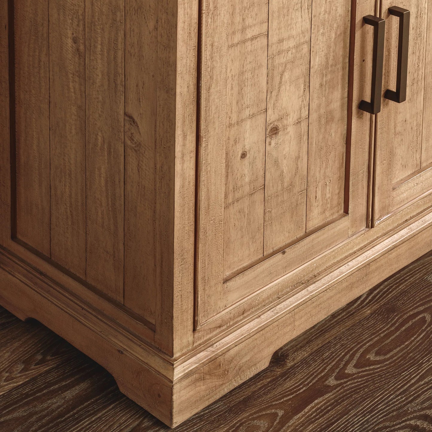 009 SI-2353727 | Additional Silo | Allegra 4-Door Reclaimed Pine Wood Buffet Sideboard by Kosas Home in natural. Made from reclaimed pine in a unique style.