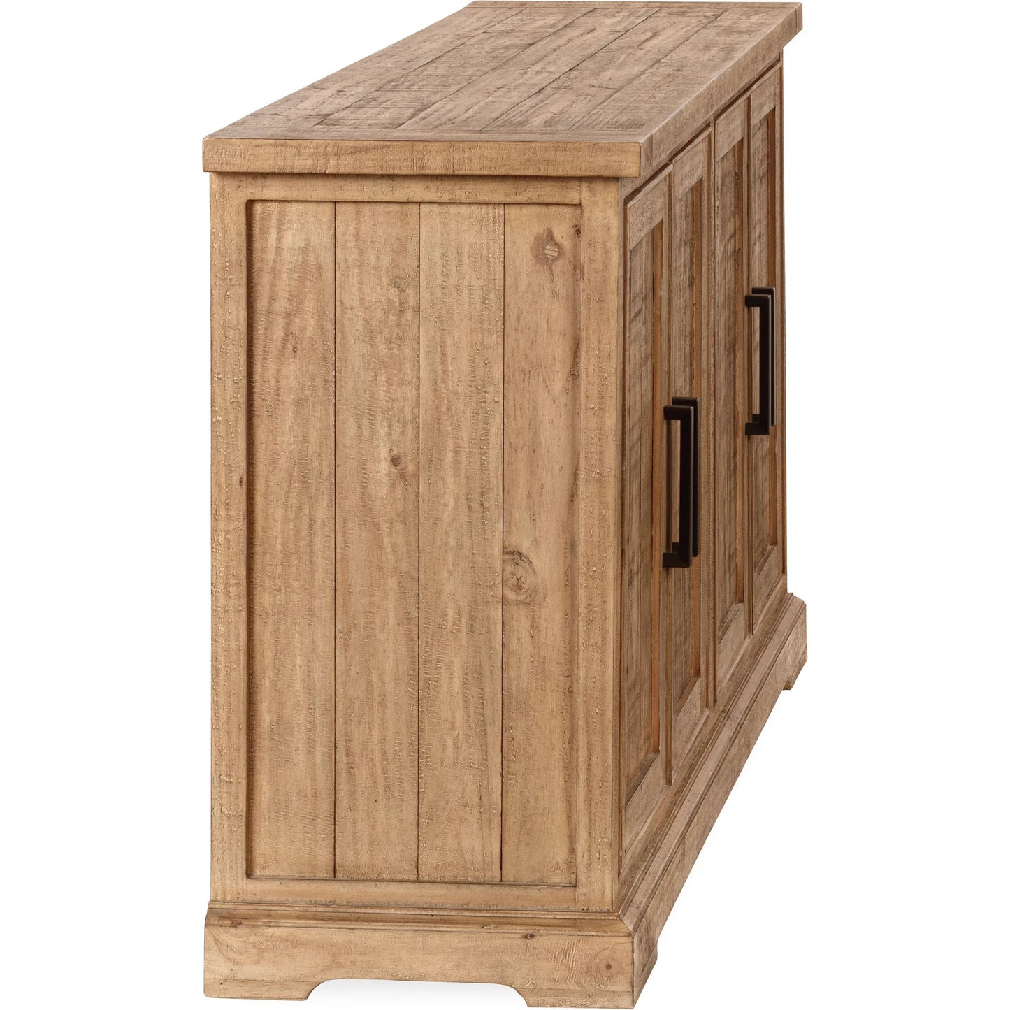 002 SI-2353727 | Additional Silo | Allegra 4-Door Reclaimed Pine Wood Buffet Sideboard by Kosas Home in natural. Made from reclaimed pine in a unique style.