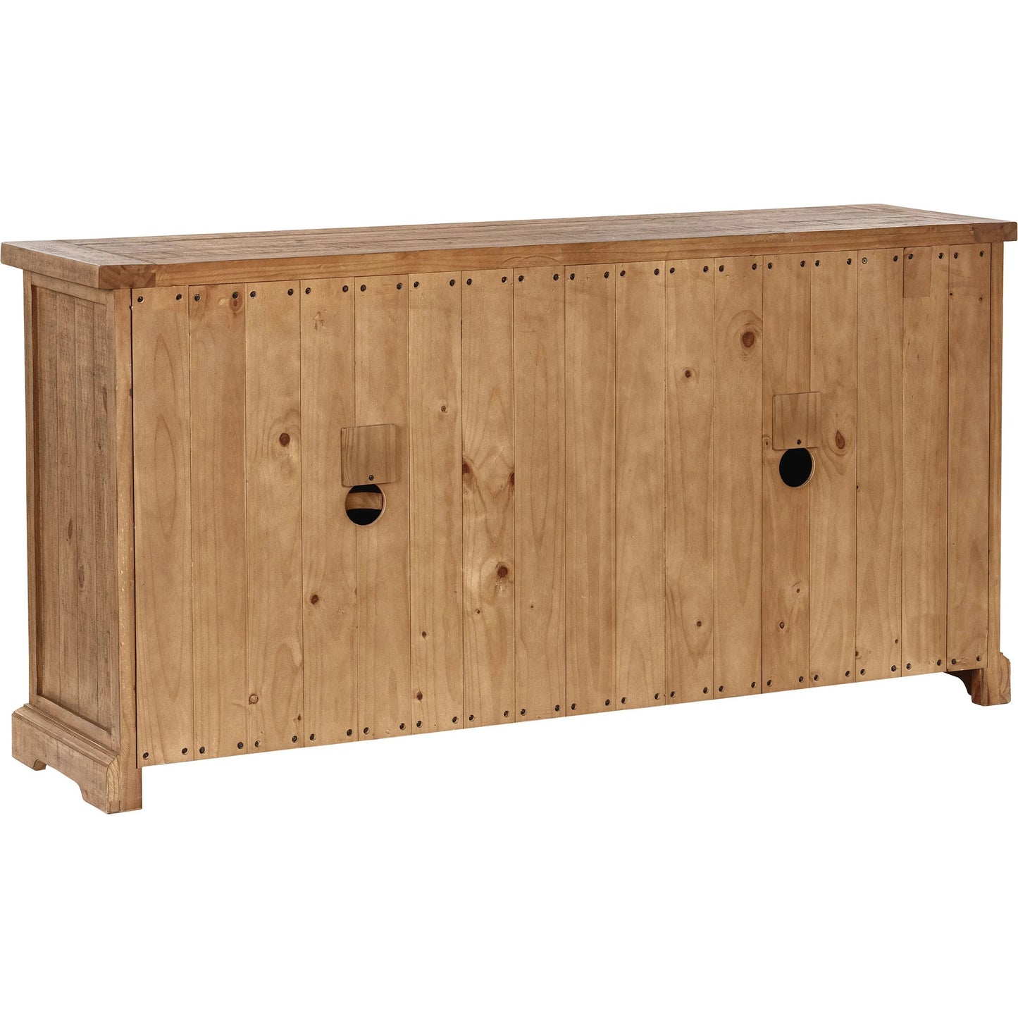005 SI-2353727 | Additional Silo | Allegra 4-Door Reclaimed Pine Wood Buffet Sideboard by Kosas Home in natural. Made from reclaimed pine in a unique style.