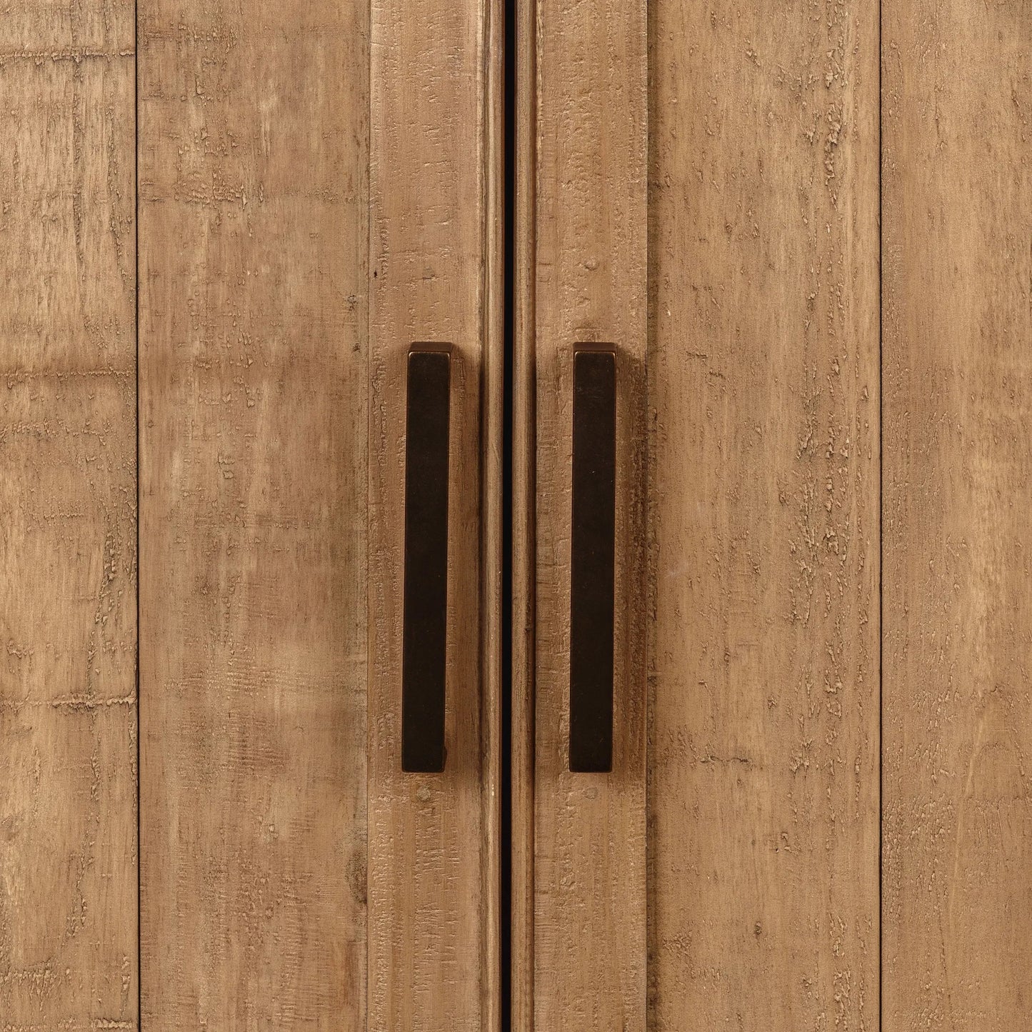 012 SI-2353727 | Closeup | Allegra 4-Door Reclaimed Pine Wood Buffet Sideboard by Kosas Home in natural. Made from reclaimed pine in a unique style.