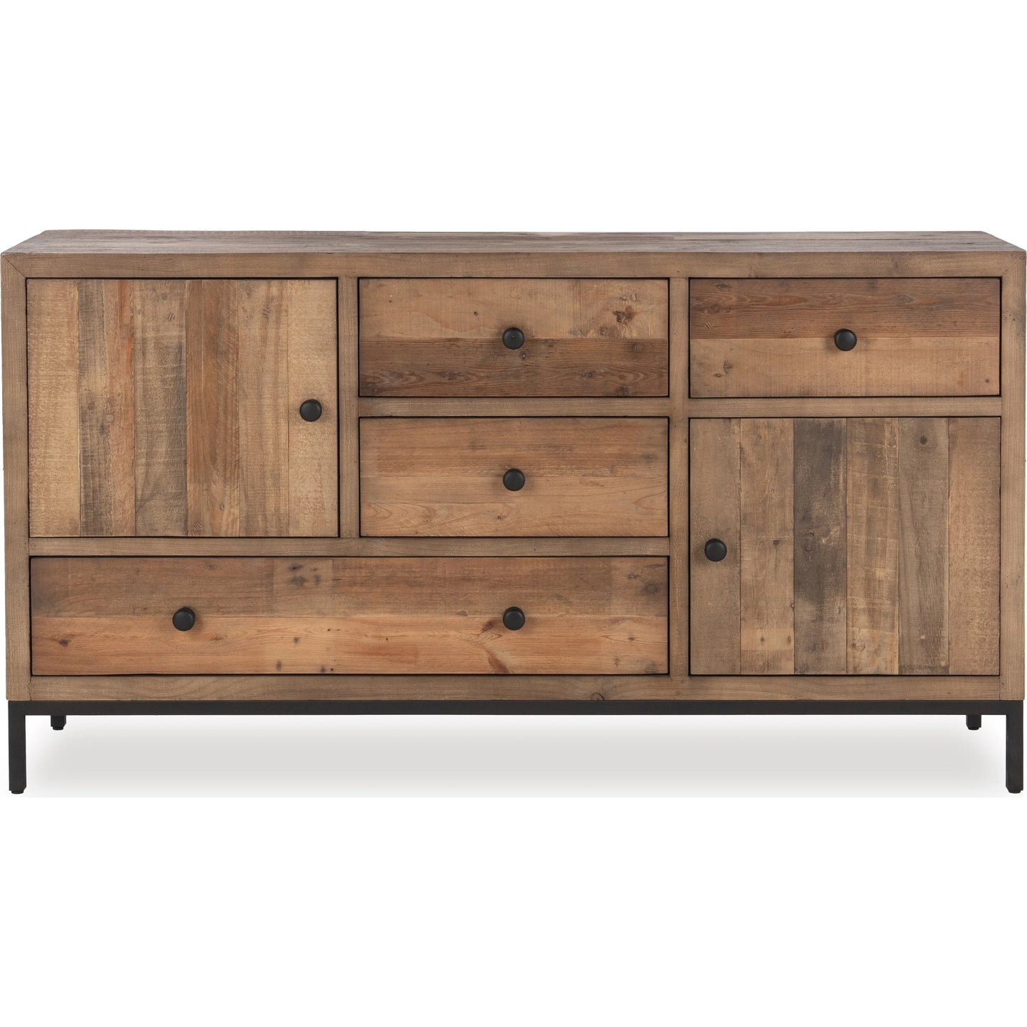 004 SI-2353728 | Additional Silo | Dita Reclaimed Pine Wood Sideboard Buffet by Kosas Home in natural. Made from reclaimed pine in a transitional style.