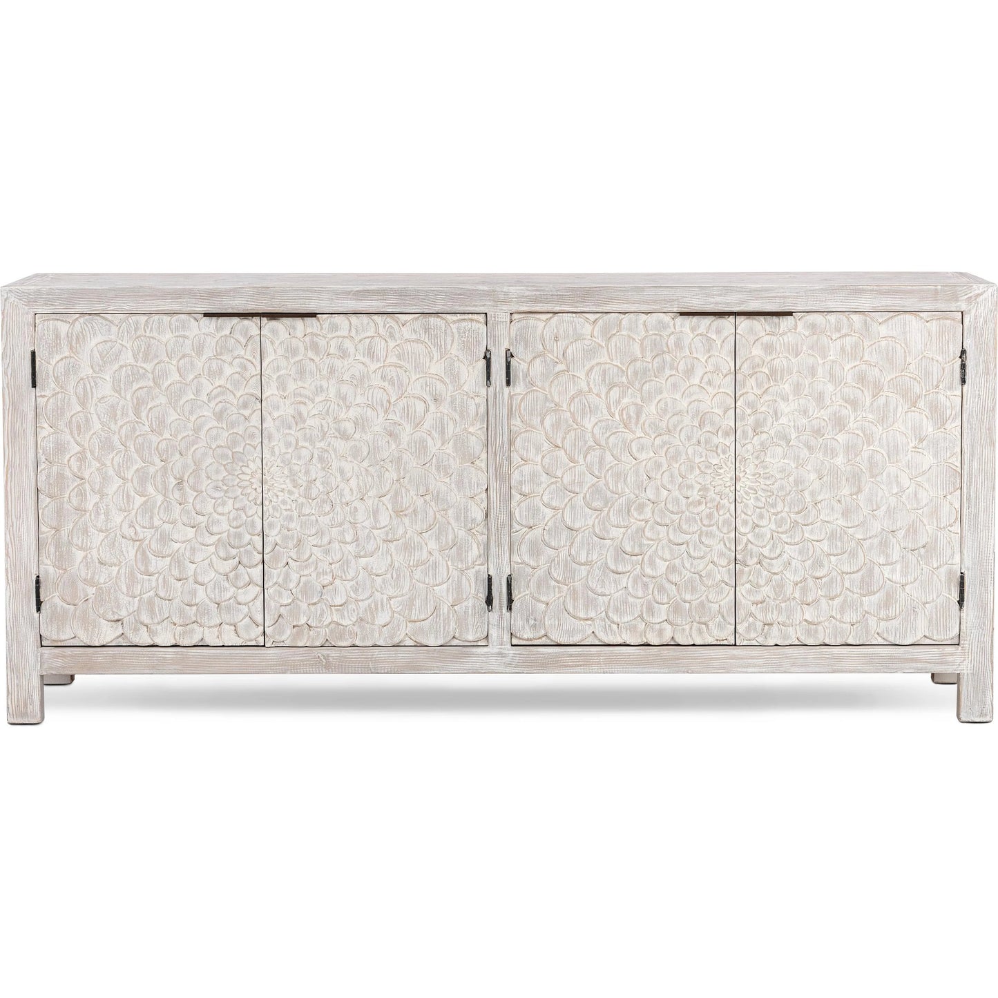 004 SI-2162598 | Additional Silo | Astrid 4DR Sideboard Vintage by Classic Home in cream. Made from reclaimed pine in a modern style.