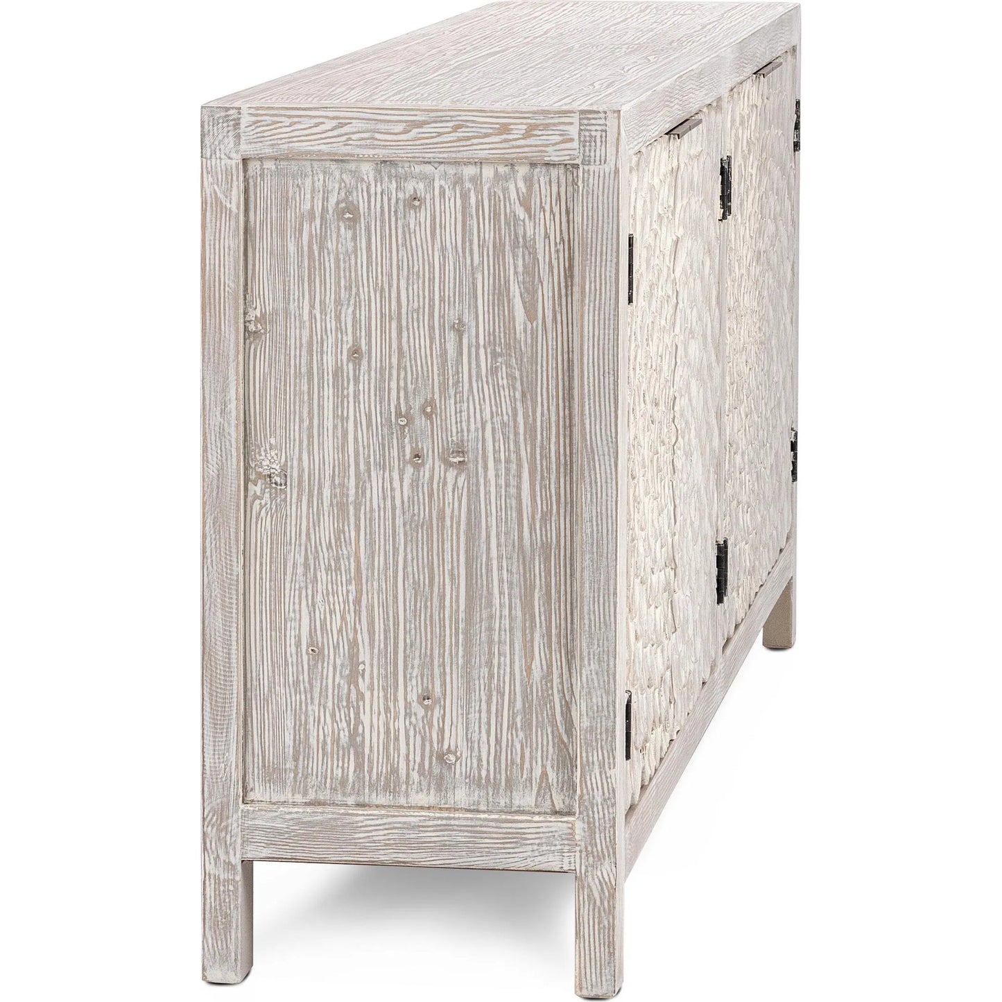 003 SI-2162598 | Additional Silo | Astrid 4DR Sideboard Vintage by Classic Home in cream. Made from reclaimed pine in a modern style.