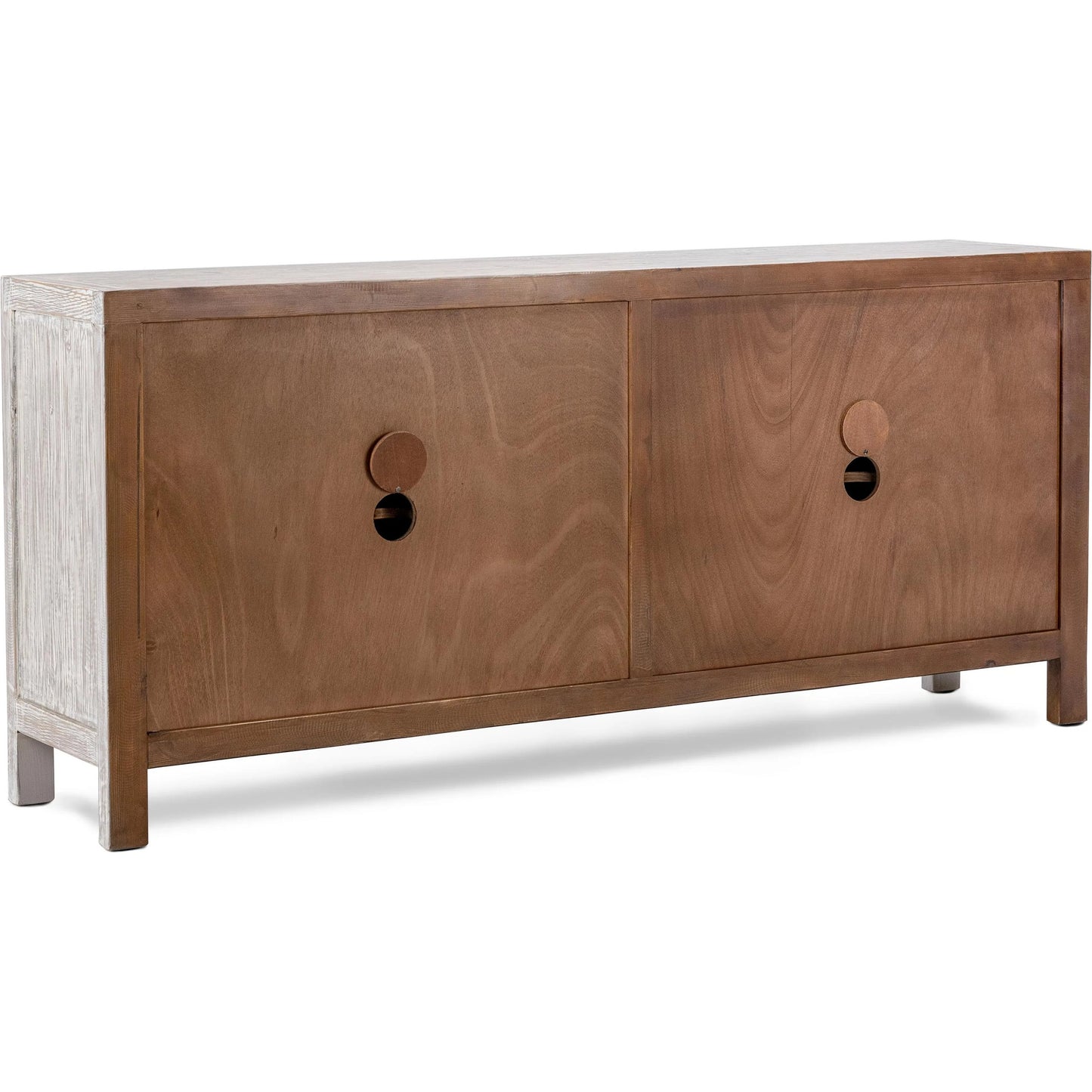 002 SI-2162598 | Additional Silo | Astrid 4DR Sideboard Vintage by Classic Home in cream. Made from reclaimed pine in a modern style.