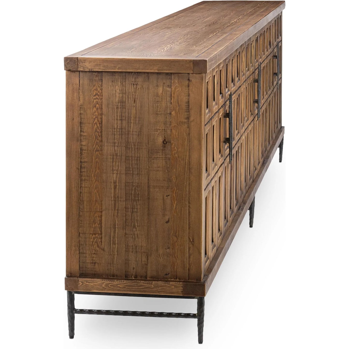 004 SI-2259093 | Additional Silo | Willmark 6-Door Reclaimed Pine Sideboard Buffet by Classic Home in brown. Made from reclaimed pine in a traditional style.
