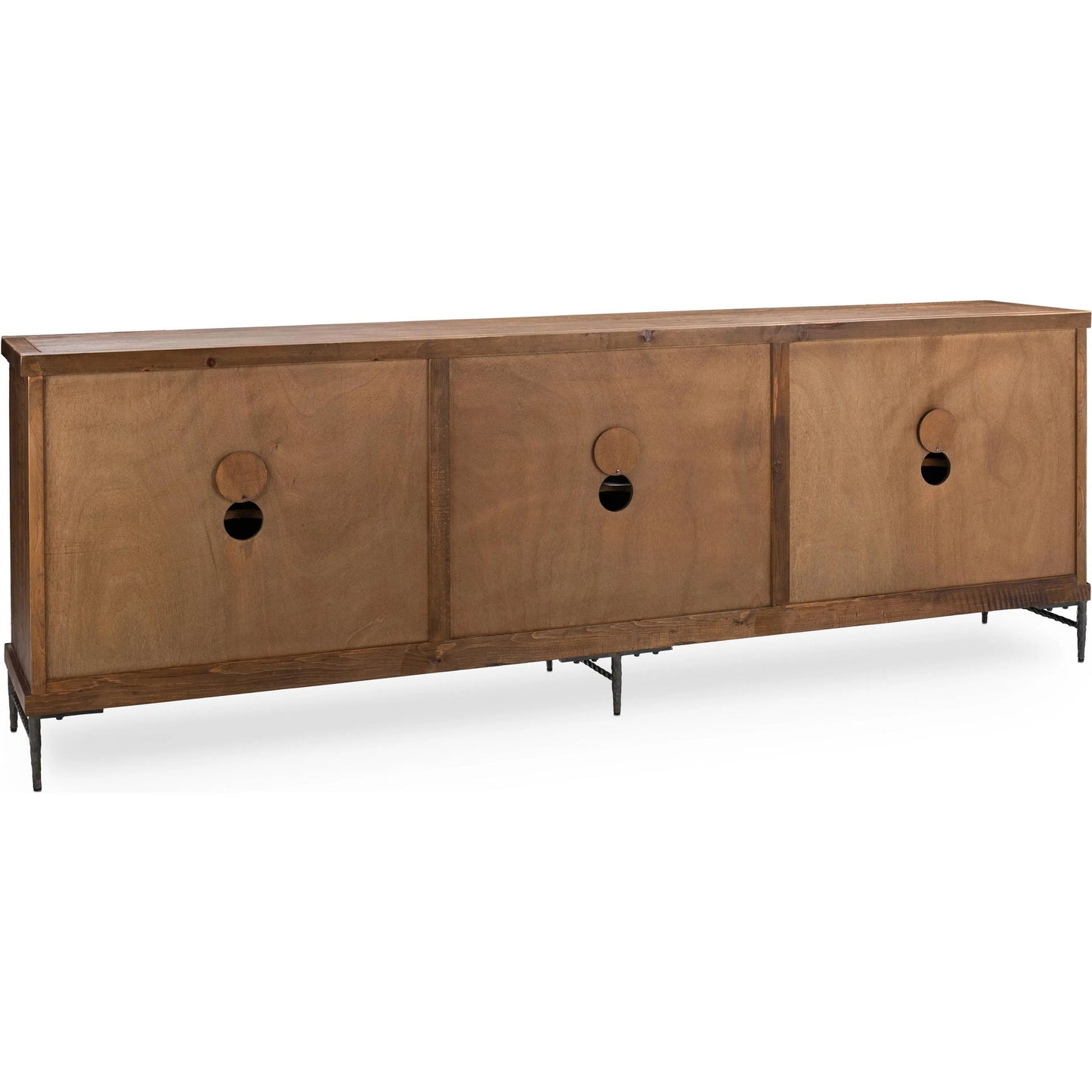 005 SI-2259093 | Additional Silo | Willmark 6-Door Reclaimed Pine Sideboard Buffet by Classic Home in brown. Made from reclaimed pine in a traditional style.