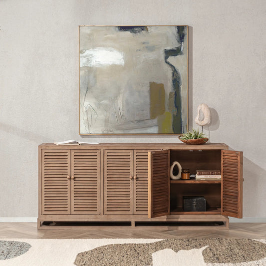 Jolen Reclaimed Pine Buffet Sideboard by Classic Home. Made from reclaimed pine in a transitional style.