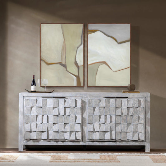 Gama Buffet Sideboard by Classic Home. Made from reclaimed pine in a unique style.