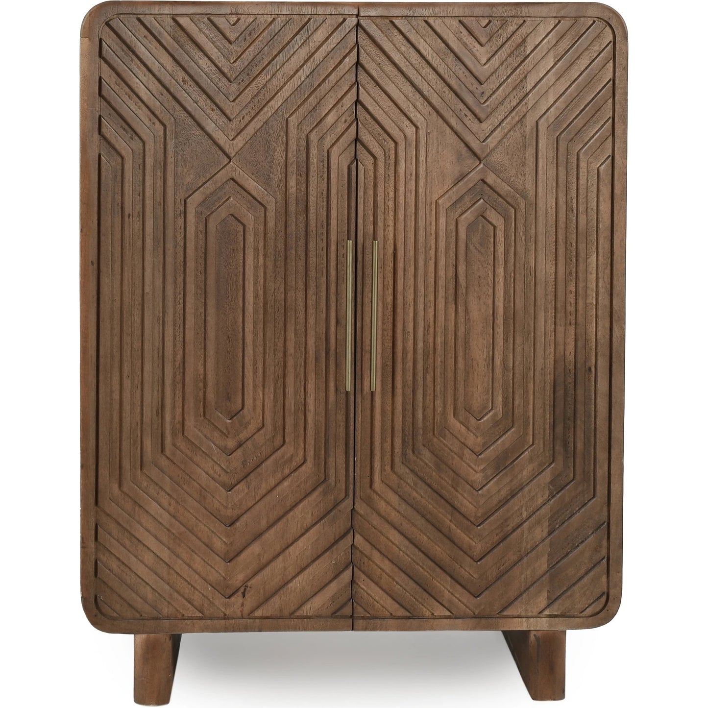 002 SI-2160305 | Additional Silo | Holmes Mango Wood Carved Bar Cabinet by Classic Home in brown. Made from mango wood in a modern style.