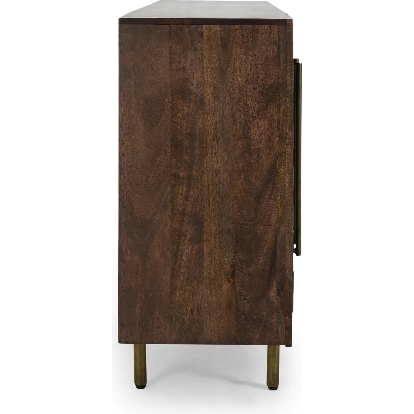 003 SI-2078752 | Additional Silo | Norwood 4 Door Sideboard by Classic Home in brown. Made from mango wood with iron pull handles in a transitional style.