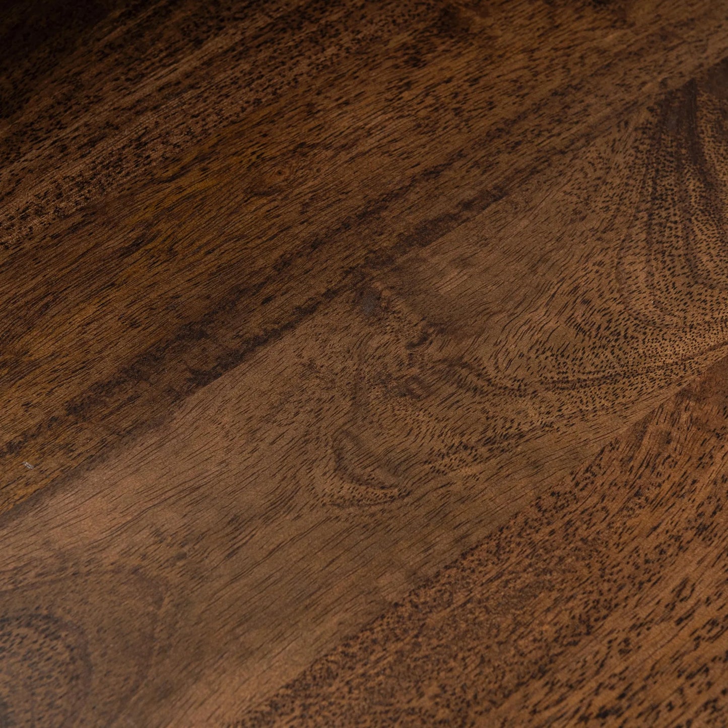 009 SI-2256330 | Closeup | Norwood 2-Door Mango Wood Cabinet by Classic Home in dark brown. Made from mango wood in a traditional style.
