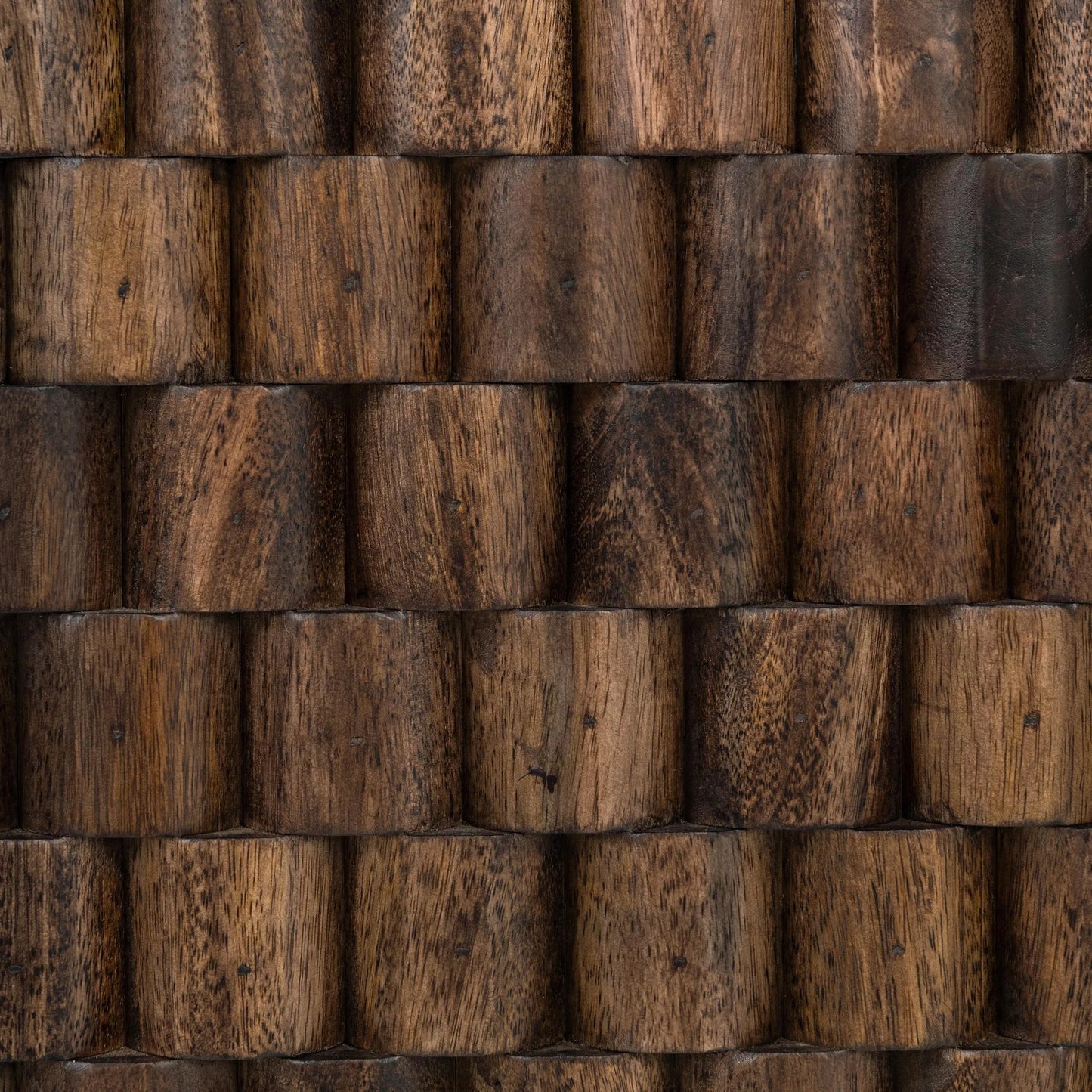 007 SI-2256330 | Closeup | Norwood 2-Door Mango Wood Cabinet by Classic Home in dark brown. Made from mango wood in a traditional style.