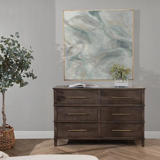 Westlake 6-Drawer Mango Wood Dresser by Classic Home. Made from mango wood in a traditional style.