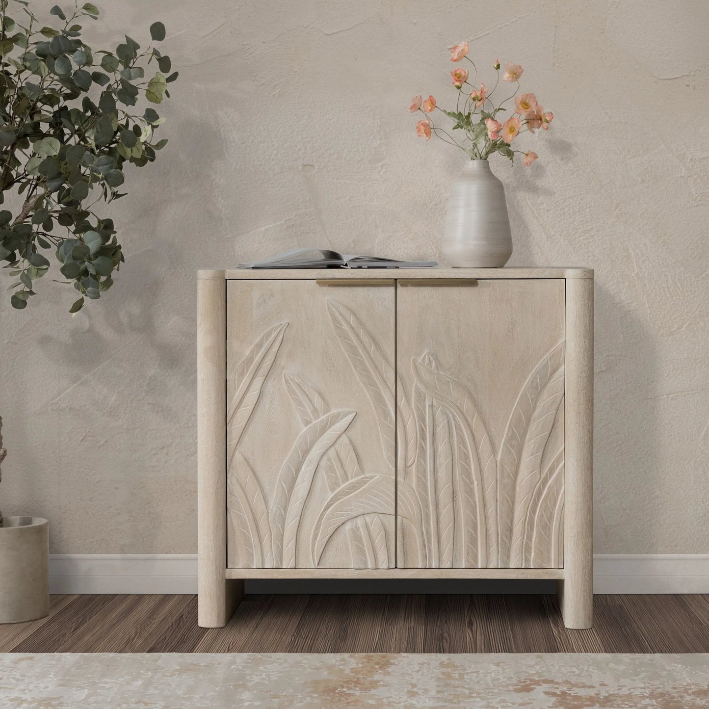 016 SI-2518836 | Lifestyle | Ledro Cabinet by Classic Home. Made from mango wood in a transitional style.