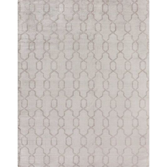 001 SI-2543086,SI-2543087,SI-2543088 | Primary Silo | Samara 5222 Rug by Exquisite Rugs in light silver. Made from bamboo silk in a unique style.