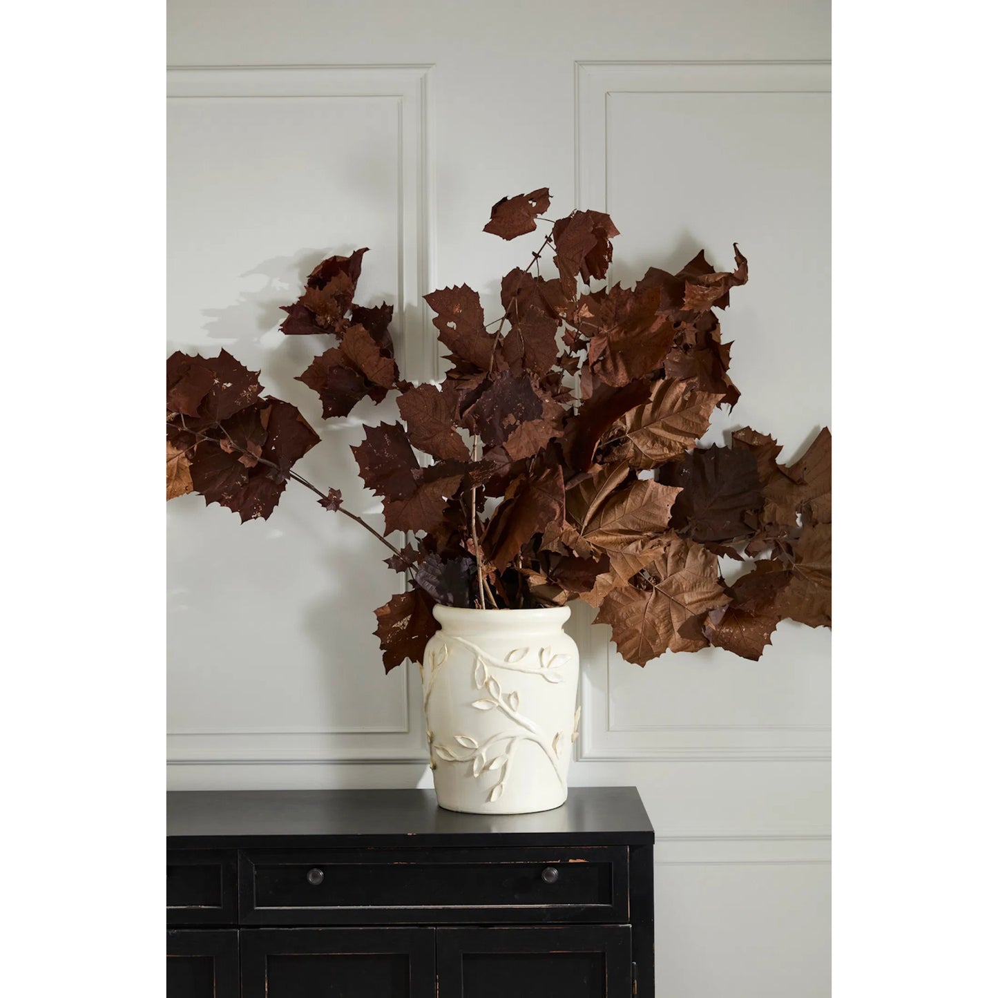002 SI-2539722 | Lifestyle | Gracious Vase by Accent Decor in off, white. Made from ceramic in a unique style.