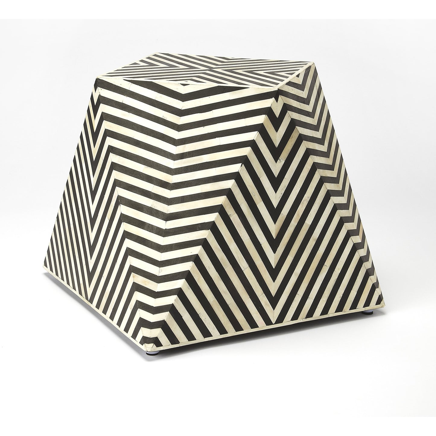 003 S-346411 | Additional Silo | Zanzibar Bone Inlay Accent Table by Butler Specialty Company in black and black bone inlay. Made from bone inlay, mdf, resin in a eclectic & global style.