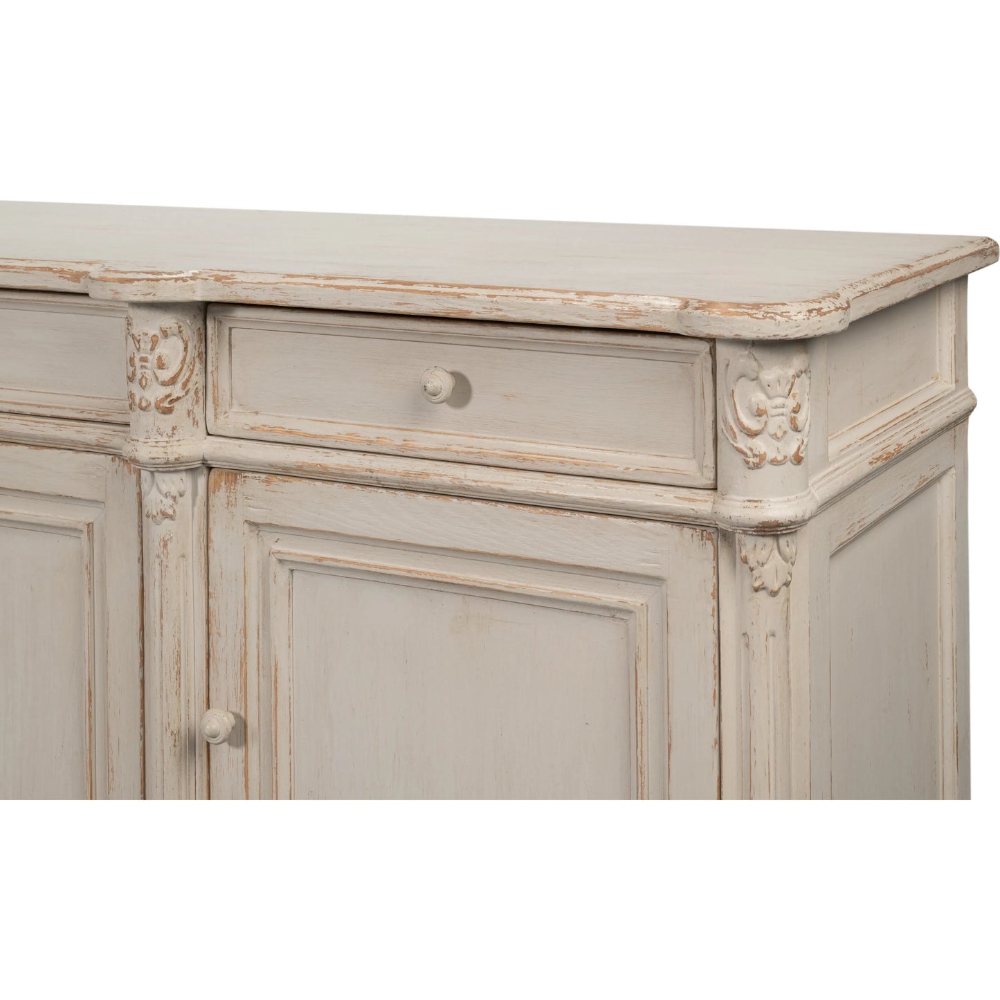 008 SI-2462103 | Additional Silo | Lilac Sideboard by Sarreid Ltd. in white pine. Made from unique in a traditional style.