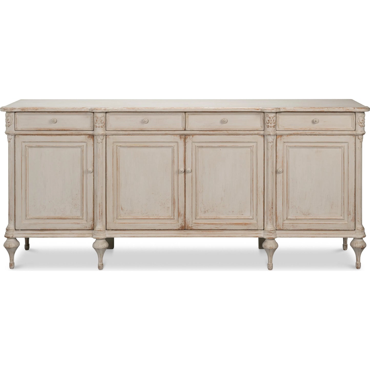 002 SI-2462103 | Additional Silo | Lilac Sideboard by Sarreid Ltd. in white pine. Made from unique in a traditional style.