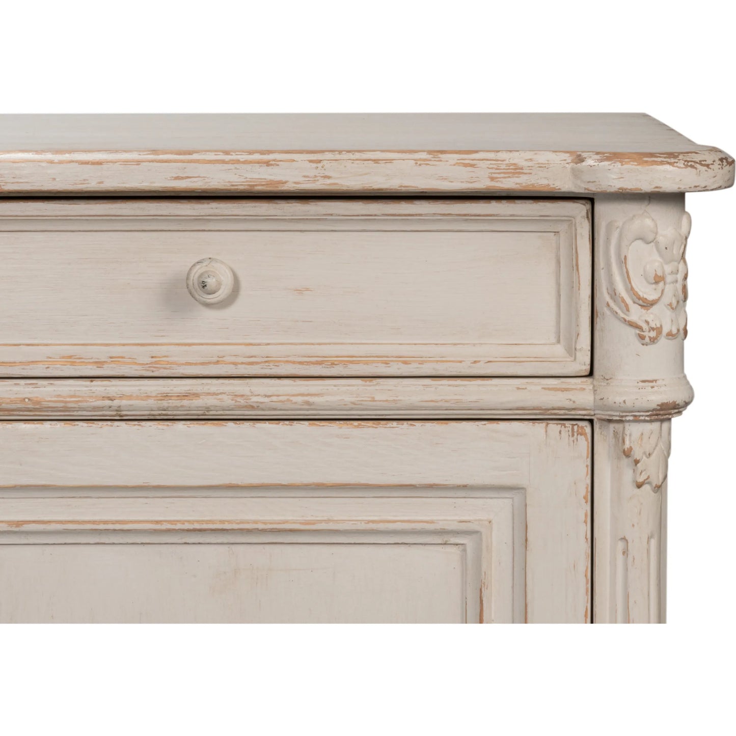 006 SI-2462103 | Additional Silo | Lilac Sideboard by Sarreid Ltd. in white pine. Made from unique in a traditional style.