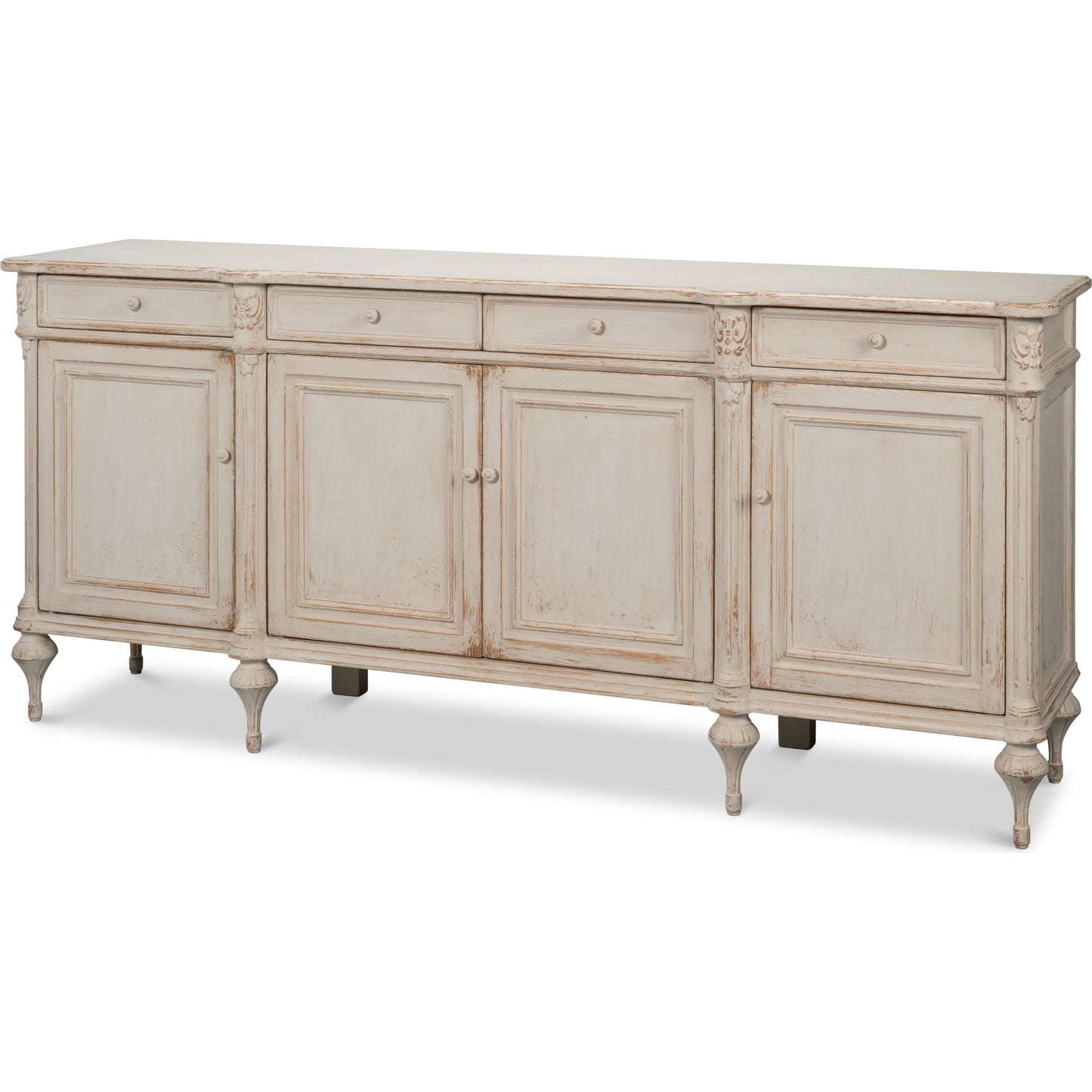 001 SI-2462103 | Primary Silo | Lilac Sideboard by Sarreid Ltd. in white pine. Made from unique in a traditional style.