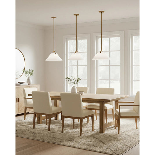 Bronwen Pendant by Currey and Company. Made from glass, metal in a traditional style.