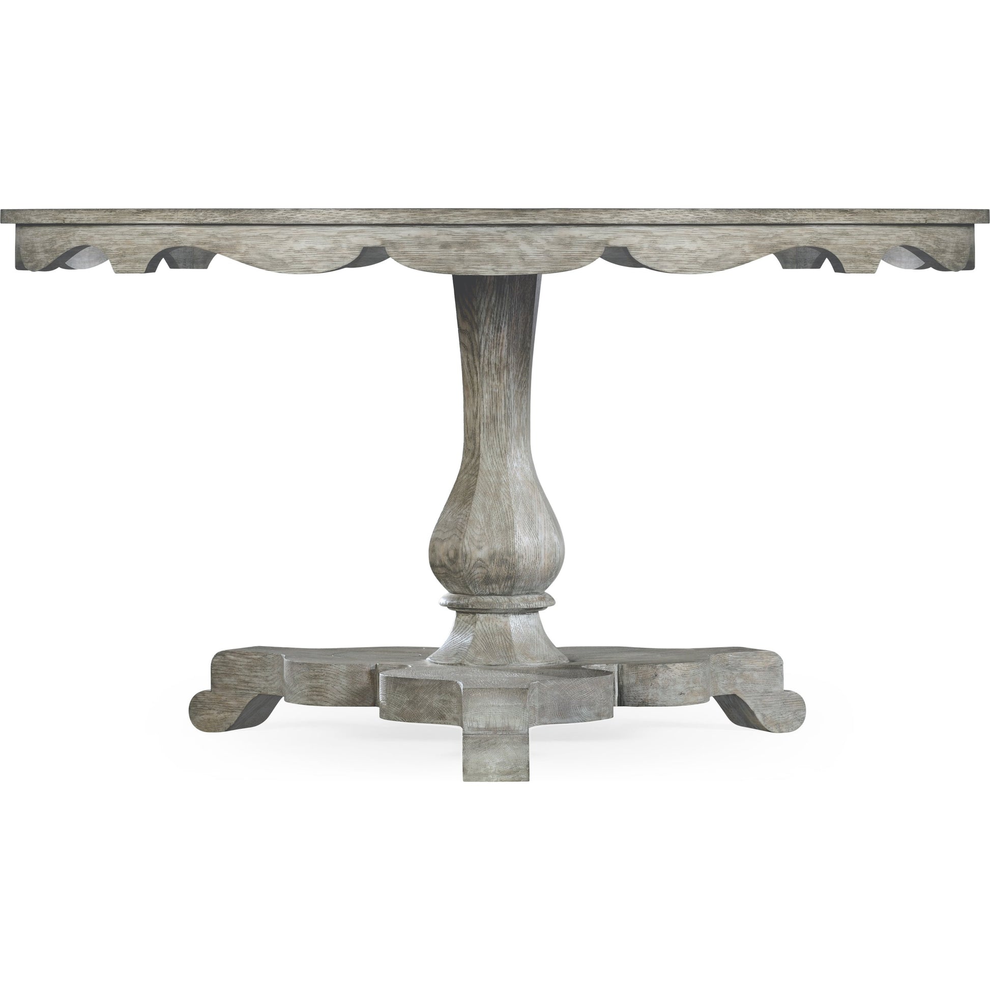 William Yeoward Overbury Dining Table by Jonathan Charles in grey and greyed oak. Made from oak in a cottage & farmhouse style.