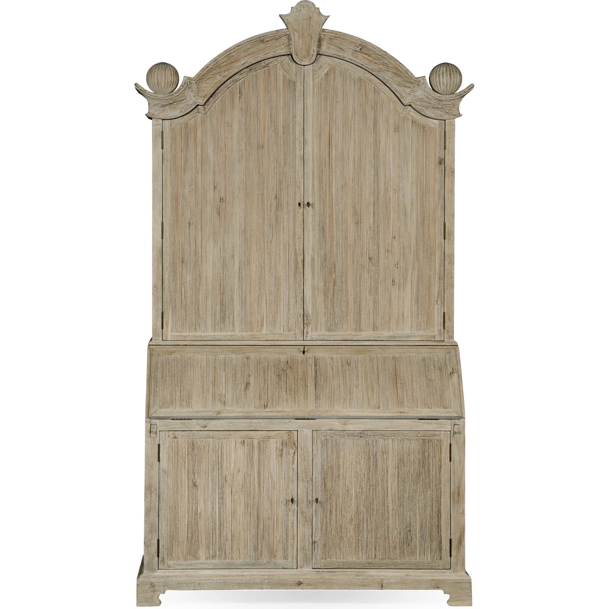 William Yeoward Alnwick Bureau by Jonathan Charles in white and washed acacia. Made from acacia in a cottage & farmhouse style.