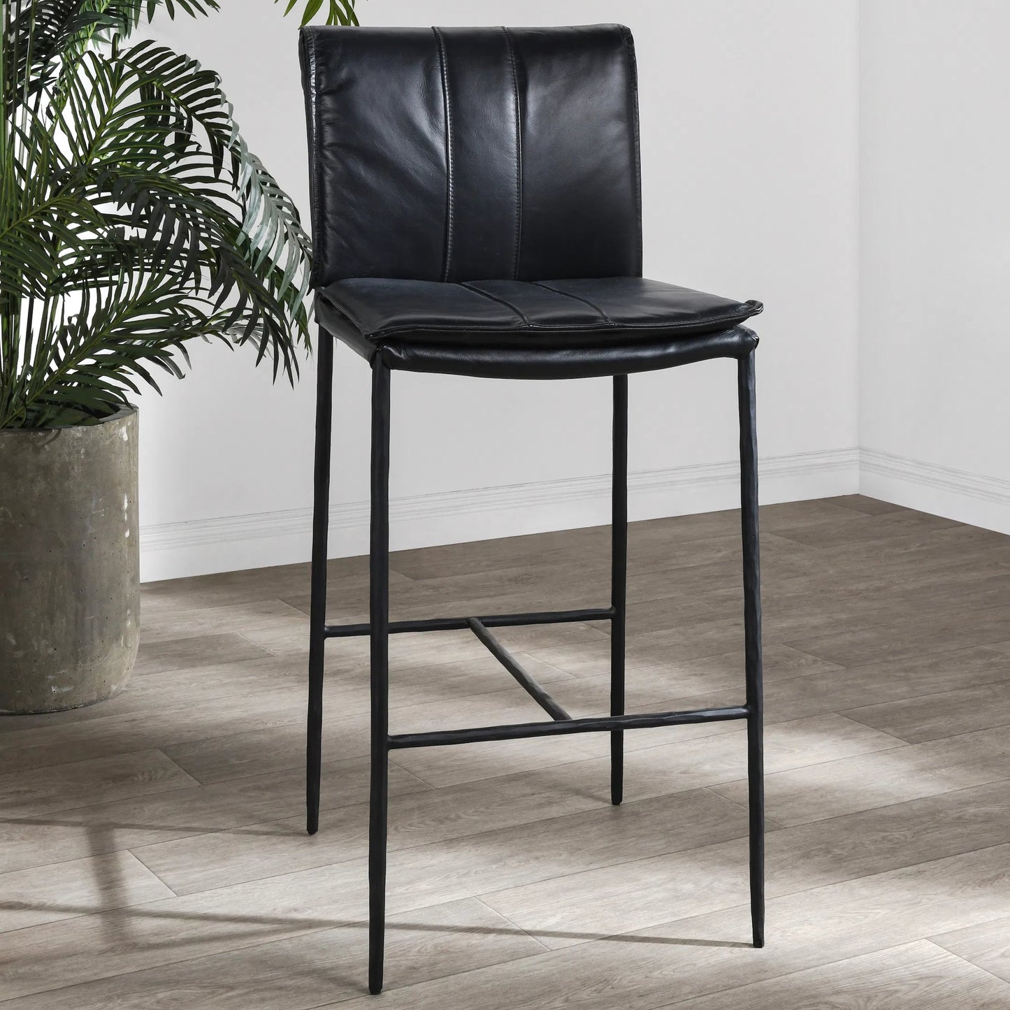 023 SI-2078760 | Lifestyle | Mayer Leather Bar Stool by Classic Home. Made from unique in a transitional style.