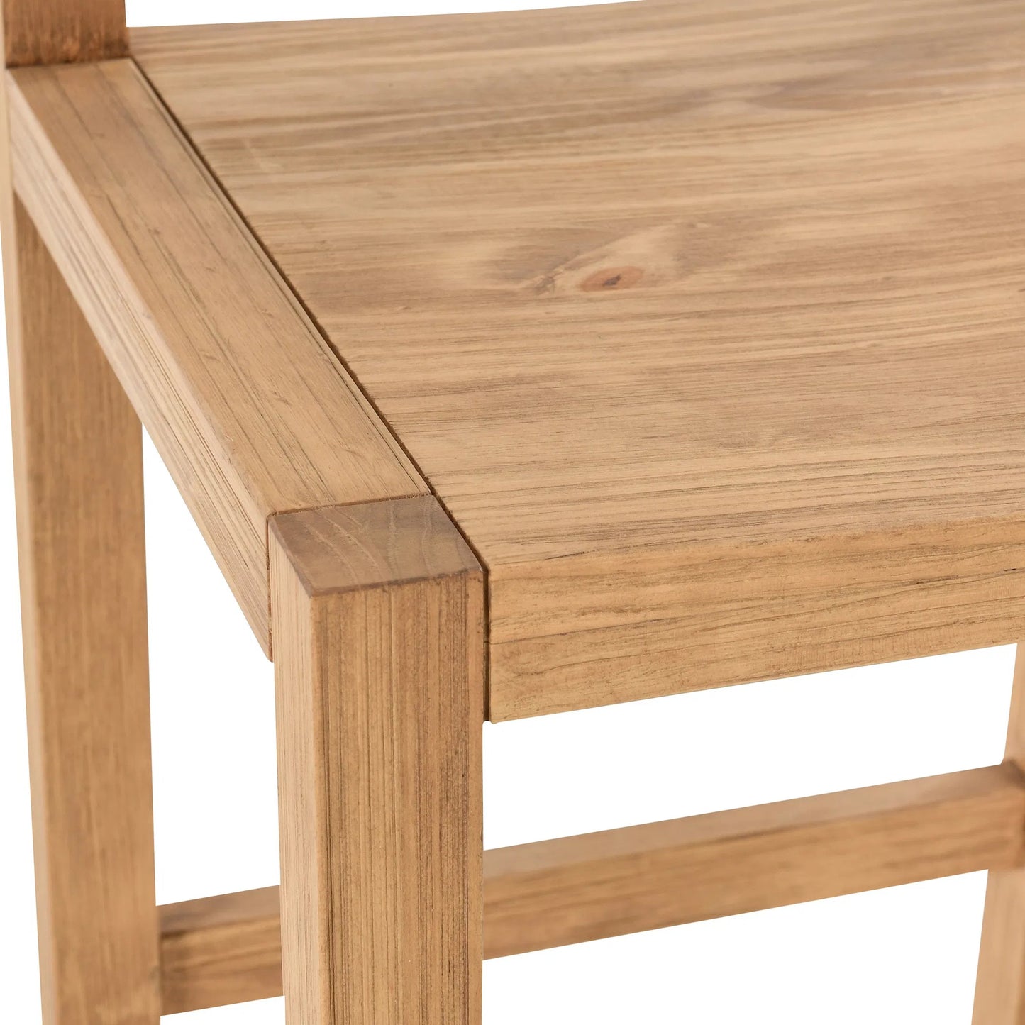 010 SI-2388531 | Closeup | Fenmore Counter Stool by Kosas Home in natural. Made from pine wood in a unique style.