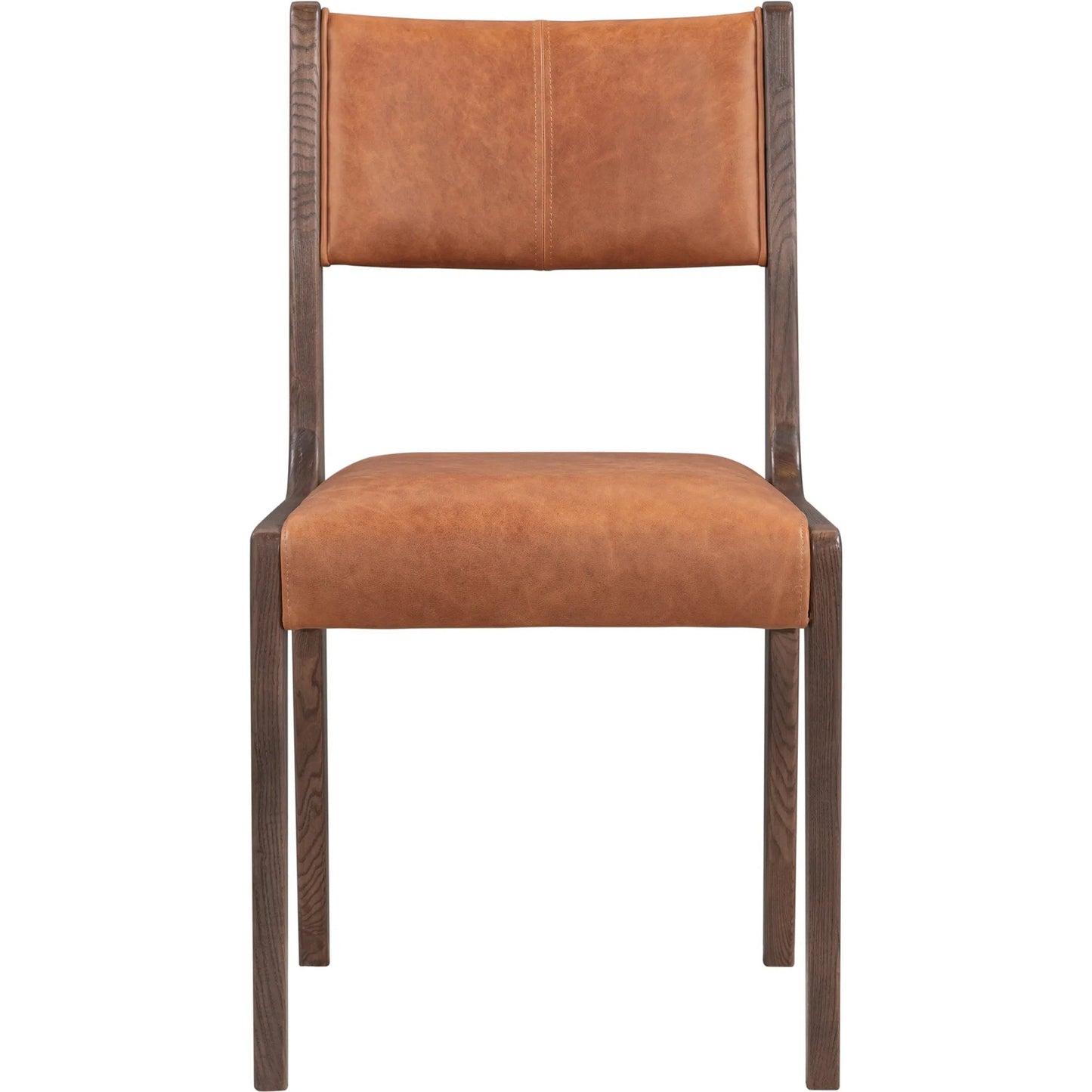005 SI-2238889 | Additional Silo | Wayne Top Grain Leather Autumn Brown Dining Chair by Classic Home in brown. Made from top grain leather, ash wood in a traditional style.